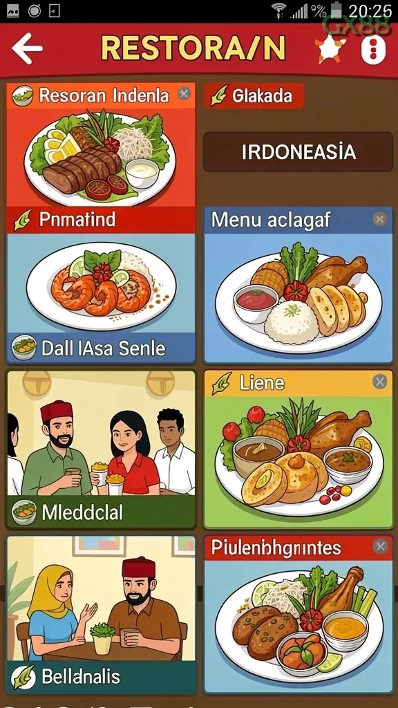 Cuplikan layar KITAWD — menu navigasi